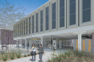 Artist rendering of the new engineering design studio