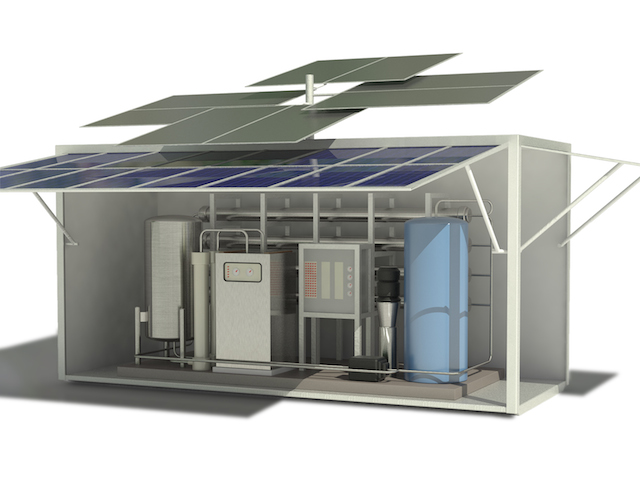 modular, off-grid water-treatment technology