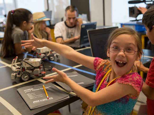 What we love about robots: FIRST LEGO League Camp