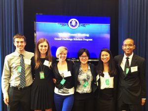 Kaleigh Johnson was selected to present on a student and alumni panel at the national meeting. She was joined by other GCSP students from universities across the country. Photo courtesy of Kaleigh Johnson