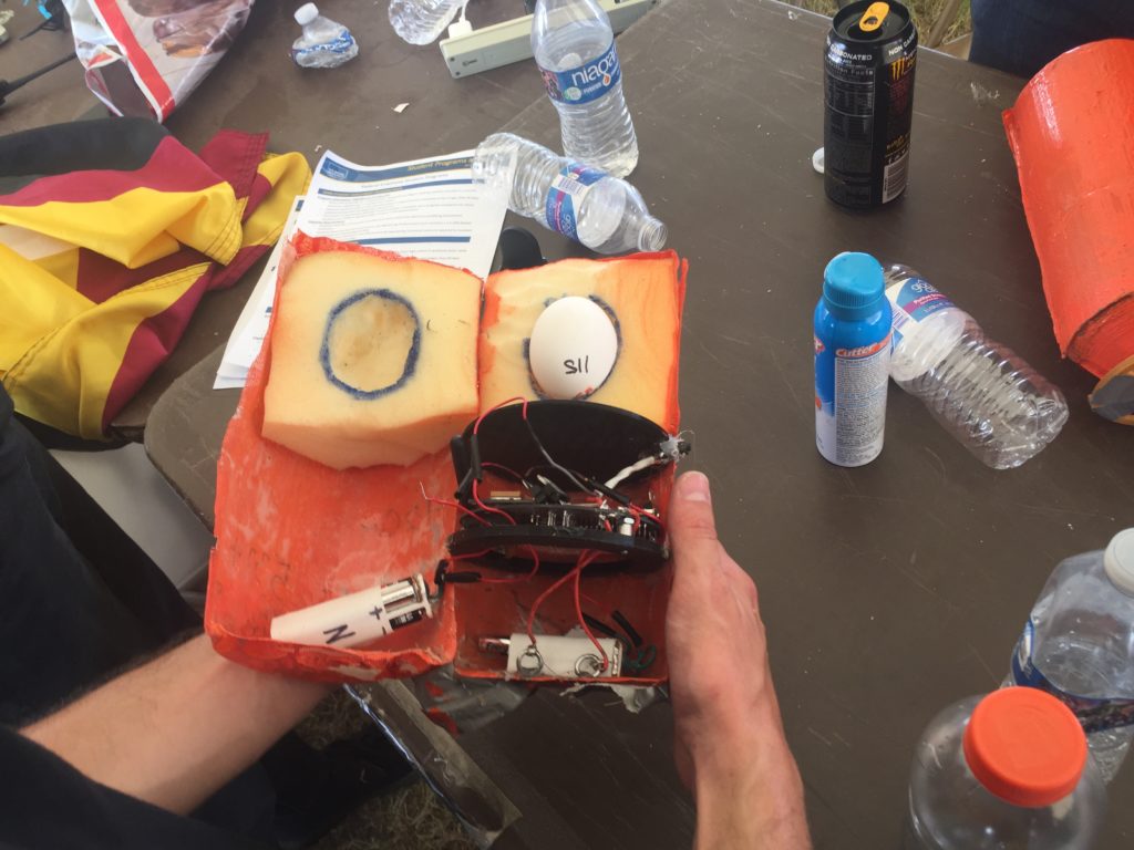 a cross-section view of a CanSat