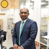 Binil Starly in the ASU Polytechnic campus Innovation Hub.