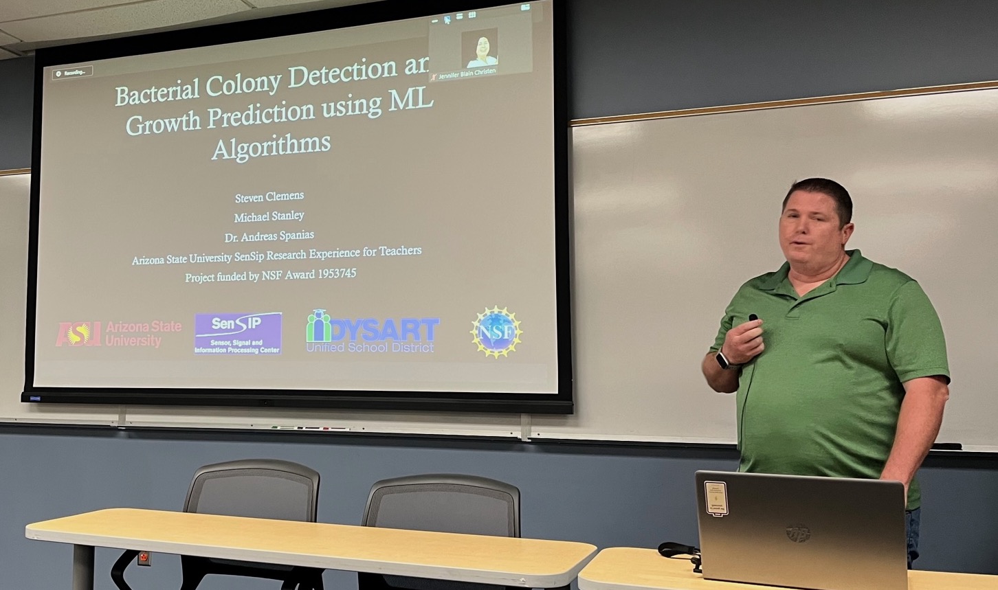 Steven Clemens presenting