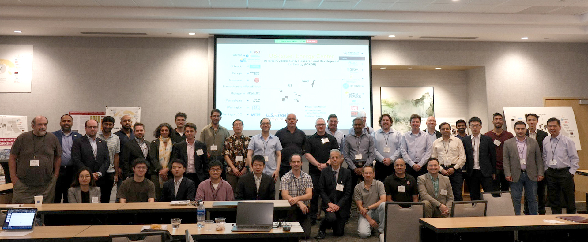 attendees at the Israel-U.S. Initiative on Cybersecurity Research and Development for Energy