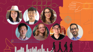 A graphic showing all the CAREER Award winners.