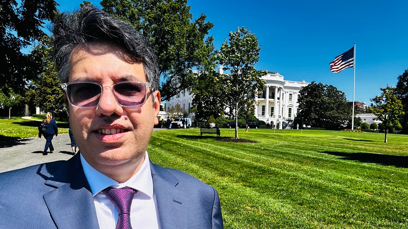 Sarvesh Bhardwaj at the White House