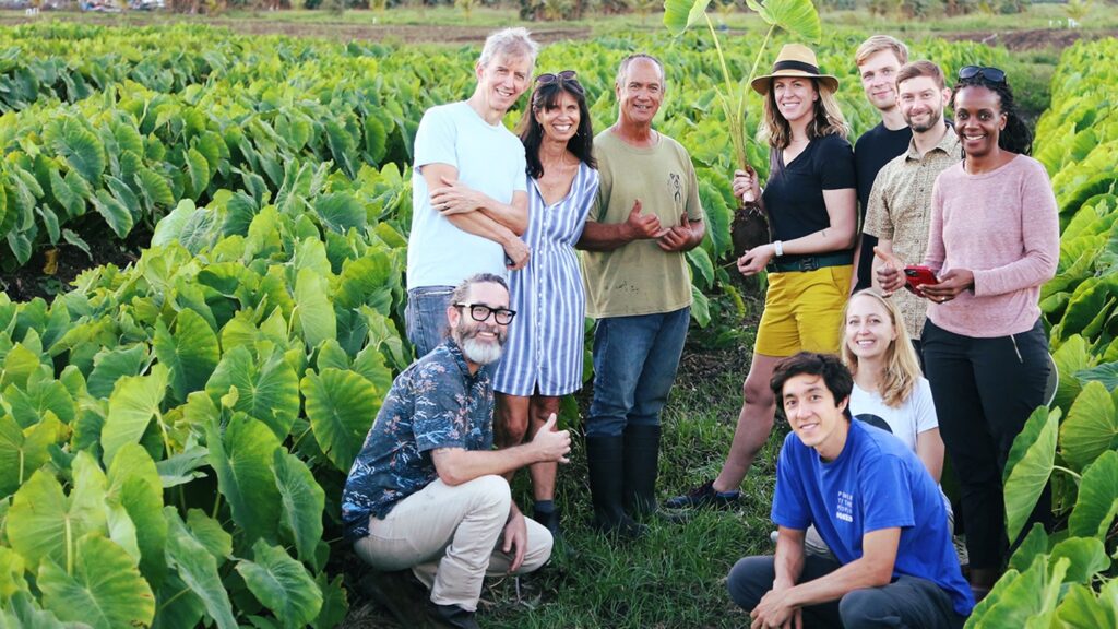 Kerner and a team from the Kerner Lab visit a farm in the island of Maui in Hawai'i. 